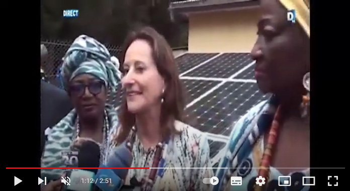 Image 20h DBS - Reportage Chefferies Solaires DAPlanète avec Ségolène Royal