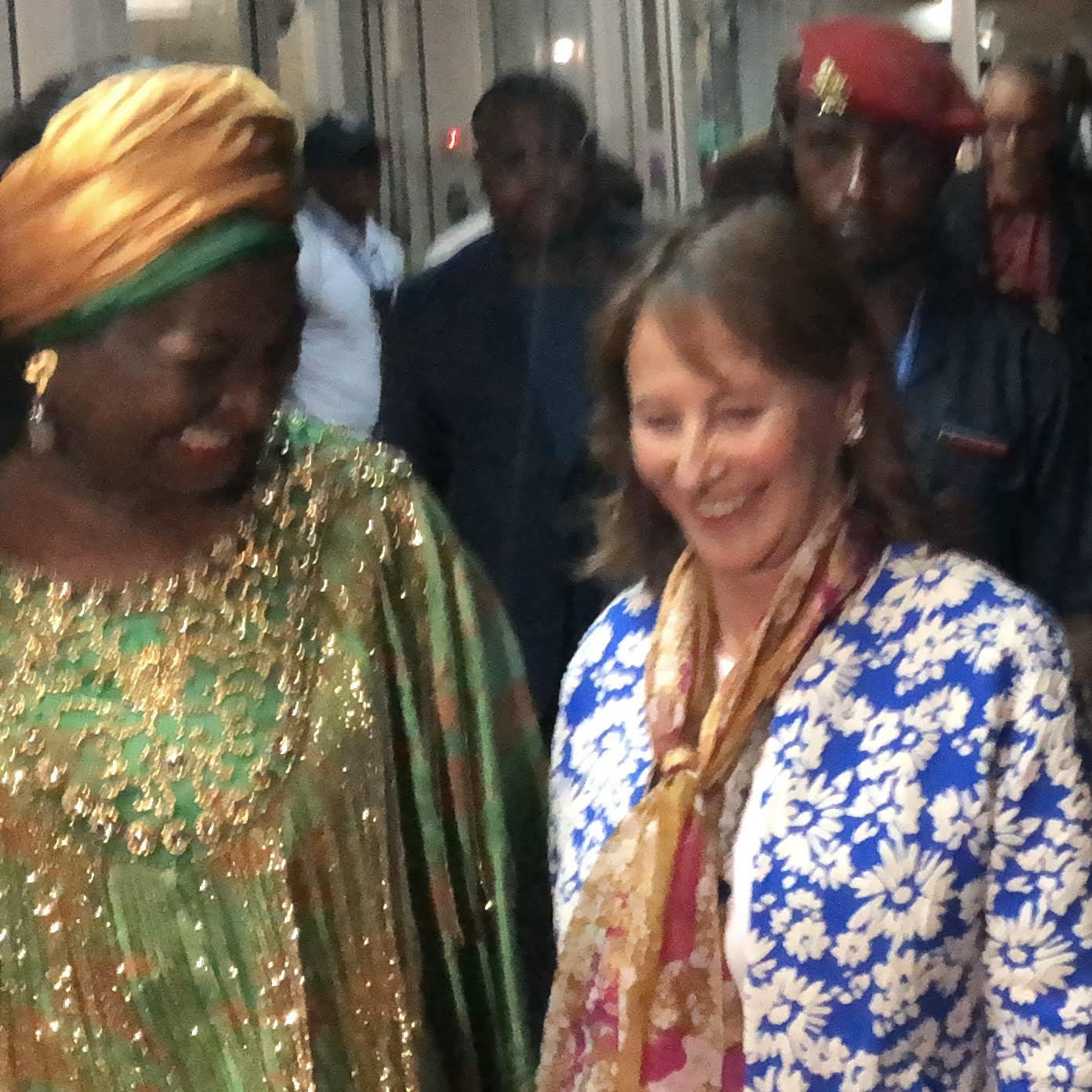 Ségolène Royal et Célestine Ketcha Courtes