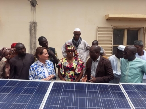 Inauguration d'une maternité solaire à Linkéring