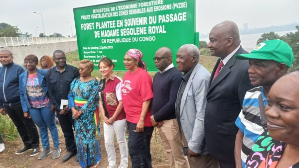 Plus 2 500 espèces de type acacia plantées pour préserver la corniche de Brazzaville (Congo) des érosions