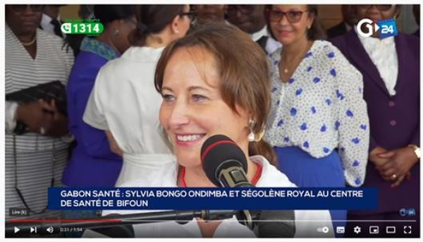 Gabon : revue de Presse suite à l'inauguration d'un centre de santé alimenté en énergie solaire à Bifoun